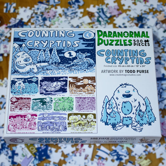 Counting Cryptids - 500 piece jigsaw puzzle